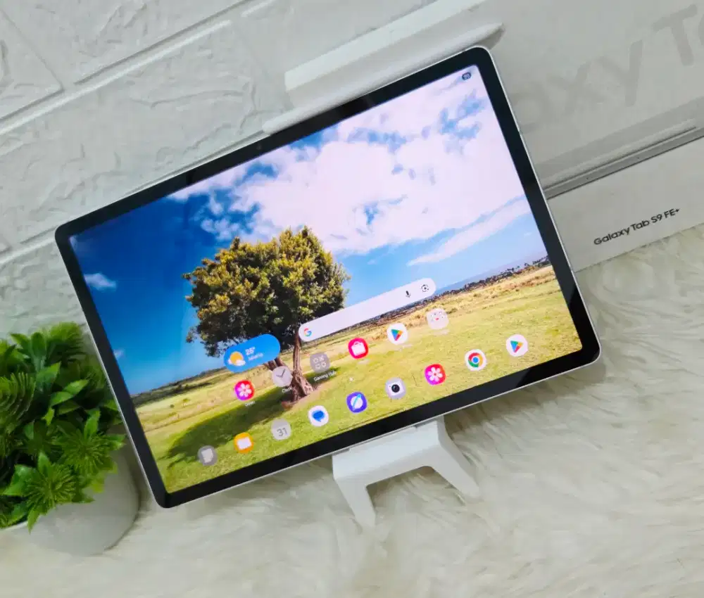 Samsung Tab S9 FE+ Plus 128Gb Silver Lengkap