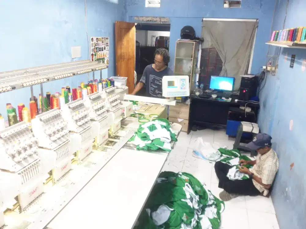 Konveksi, Bordir, Sablon