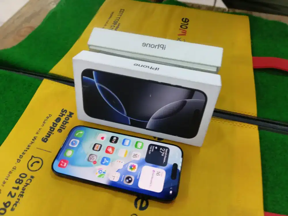 Iphone 16 Pro 128 resmi Ibox mulus no minus lengkap