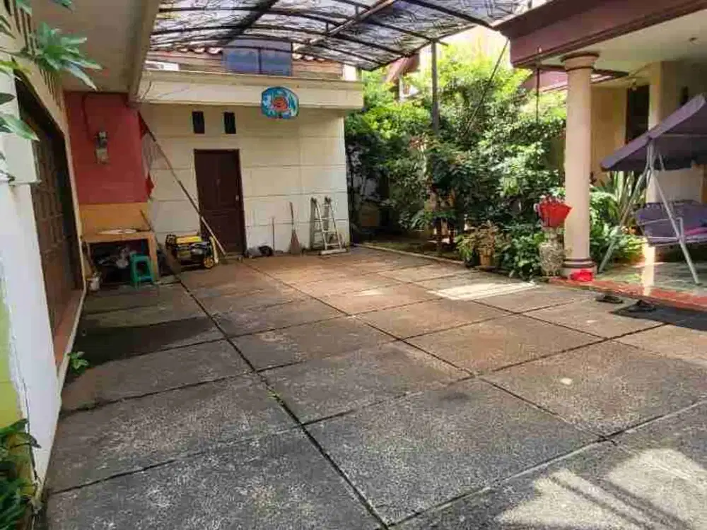 jual rumah dan tanah di jatiwarna bekasi lt 1000m jalan utama