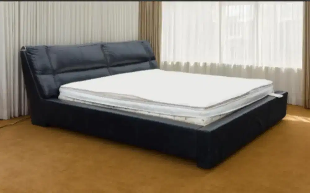 Springbed Serta signature dobel latex bedframe mewah Cellini uk 200