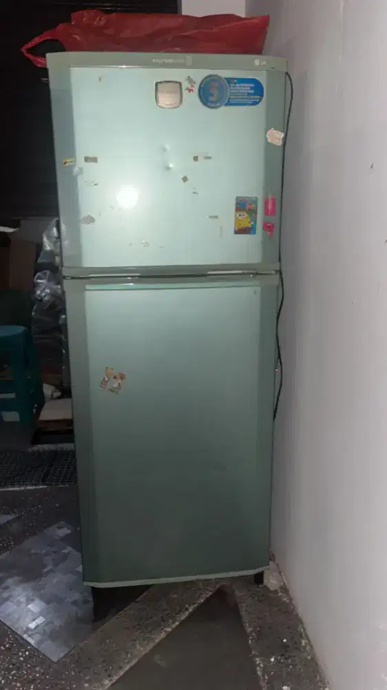 KULKAS 2 pintu LG bekas