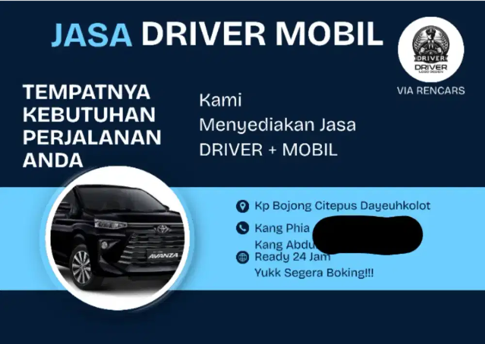 Jasa Rental Driver+Mobil