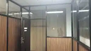 Pasang Plafon PVC + Gypsum + Kusen Pintu Swing Alumunium Aluminium acp