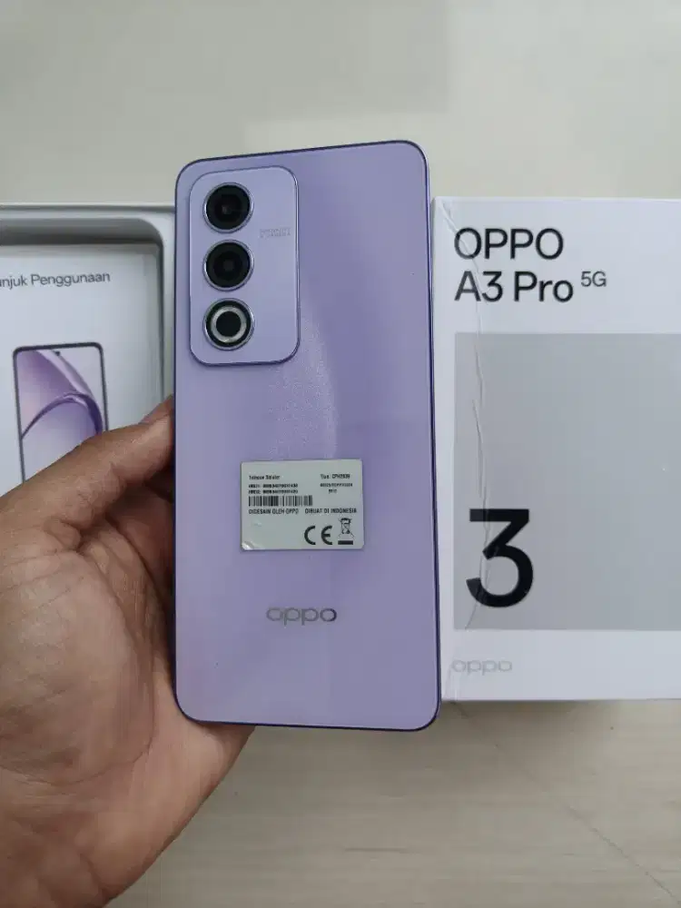 Oppo A3pro 5g 8/256gb fullset ori