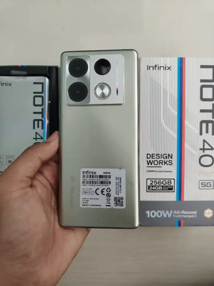 Infinix Note40pro+ 12/256gb fullset ori