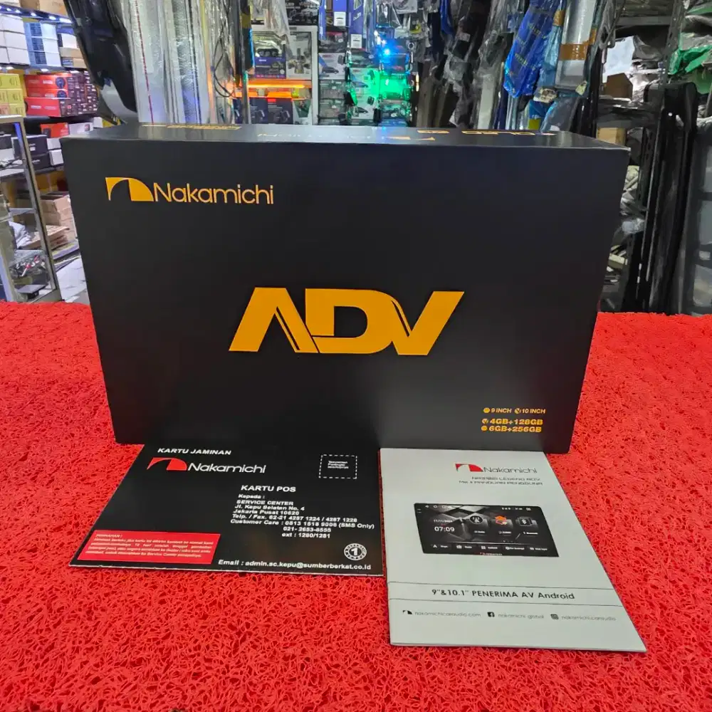 Head Unit Android Nakamichi ADV NA3102i MK II 4GB+128GB 10 in
