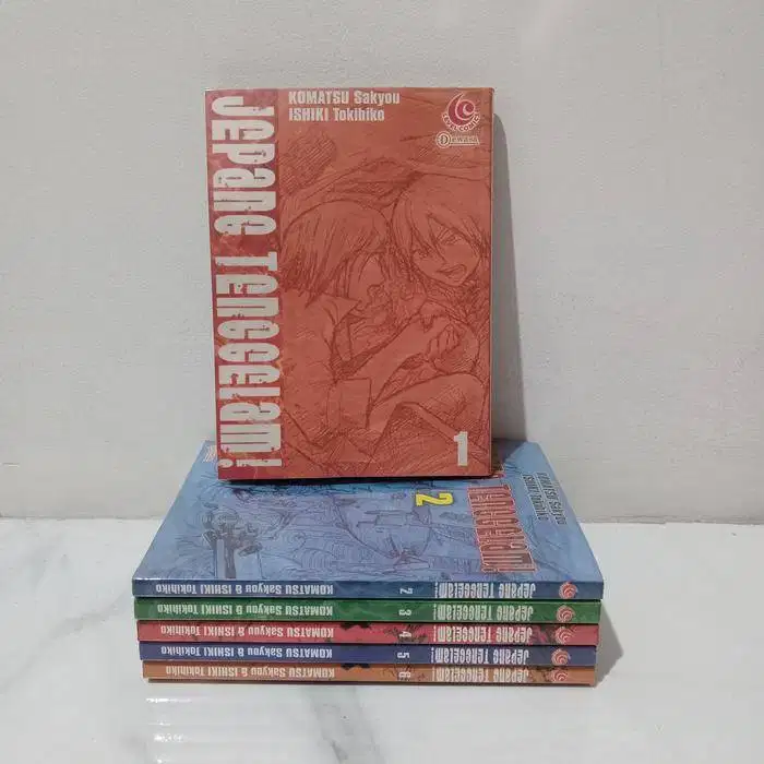 Preloved Buku Komik Jepang Tenggelam Bekas Kolpri Vol 1-6
