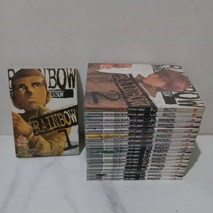 Preloved Buku Komik Rainbow Abe George Kakizaki Vol 1-19 Bekas Kolpri