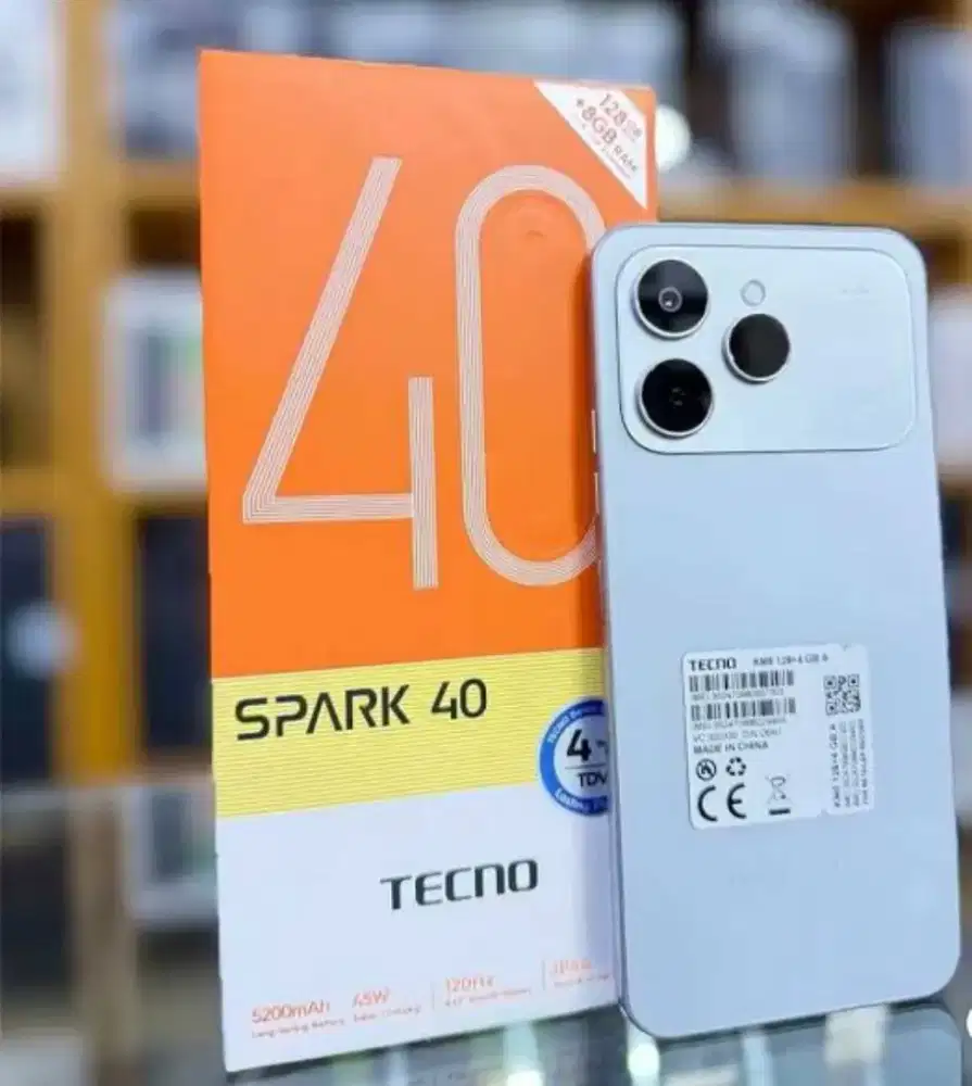 Tecno Spark 40 New segelbox Resmi ori promo