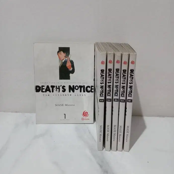 Preloved Buku Komik Death Notice Vol 1-6 Bekas Kolpri
