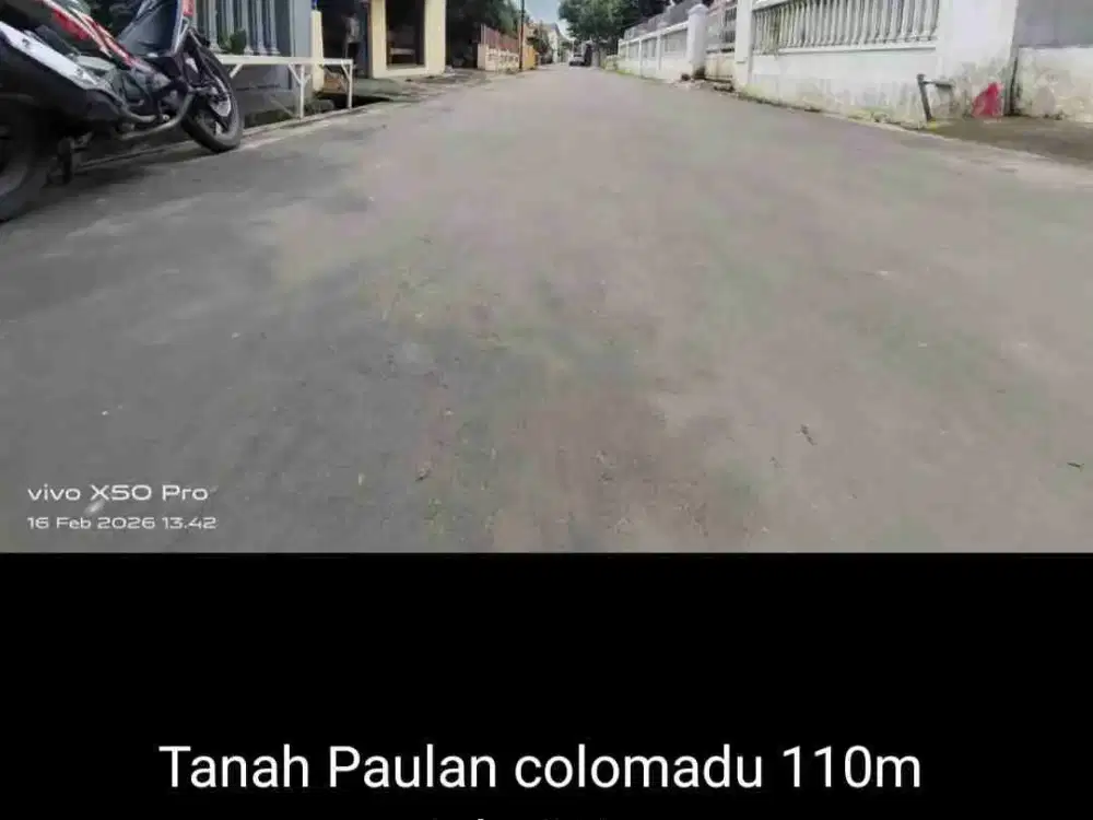 Dijual pekarangan 110m di paulan colomadu kra