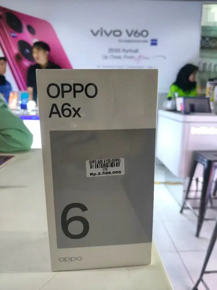 Ready Oppo A6x 4/128 garansi resmi 1tahun Atlantis dahsyat
