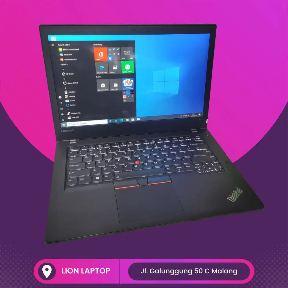 RAM 8GB SSD 256GB i5 Touchscreen Lenovo Thinkpad T470 [18|02]