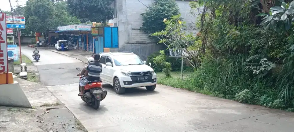 DIJUAL MURAH. Tanah 3,400 M² dgn 5 kolam ikan,di Tajurhalang Bogor.