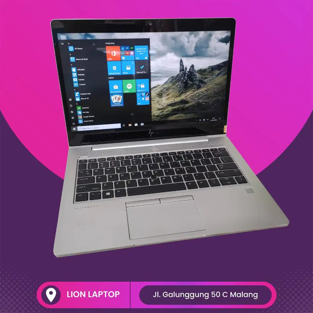 Core i7 gen 8 RAM 8GB Touchscreen Slim HP Elitebook 830 G6 [18|02]