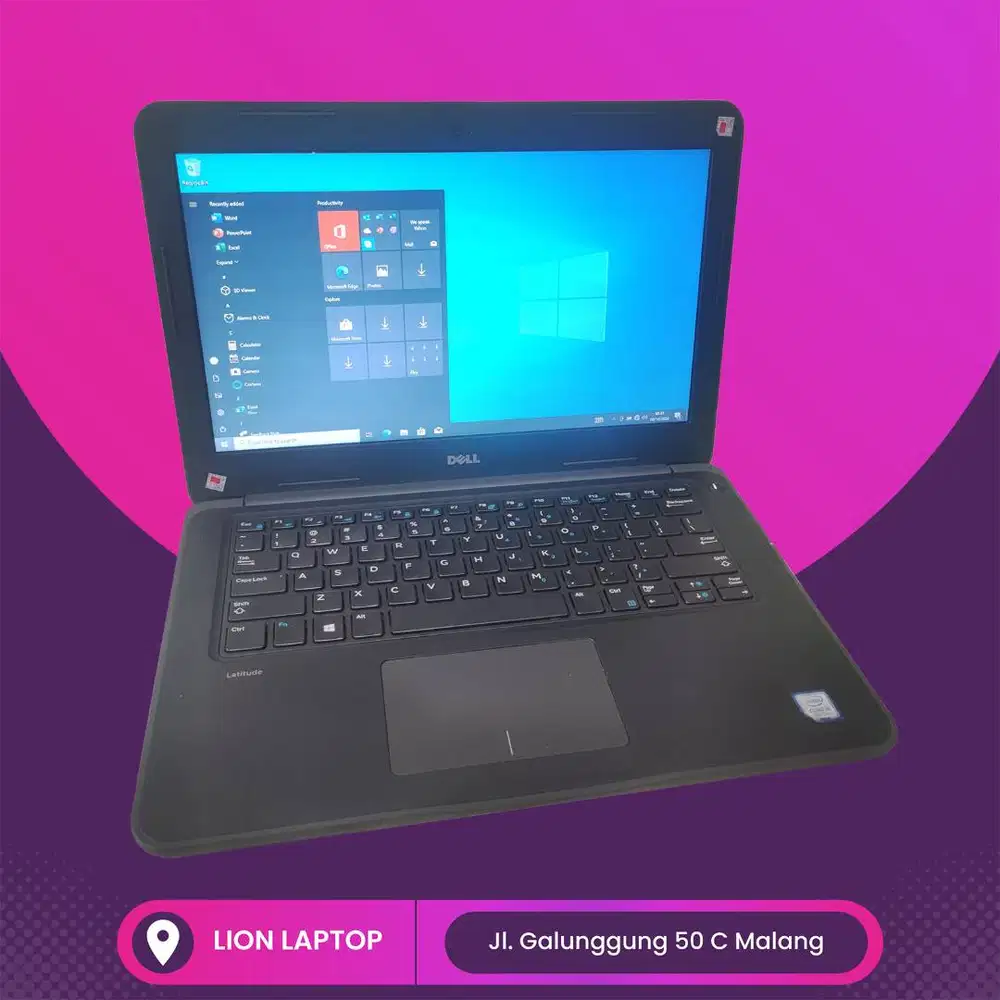 Core i5 Gen 7 Murah Mulus RAM 8GB SSD 256GB Dell Latitude 3380 [18|02]