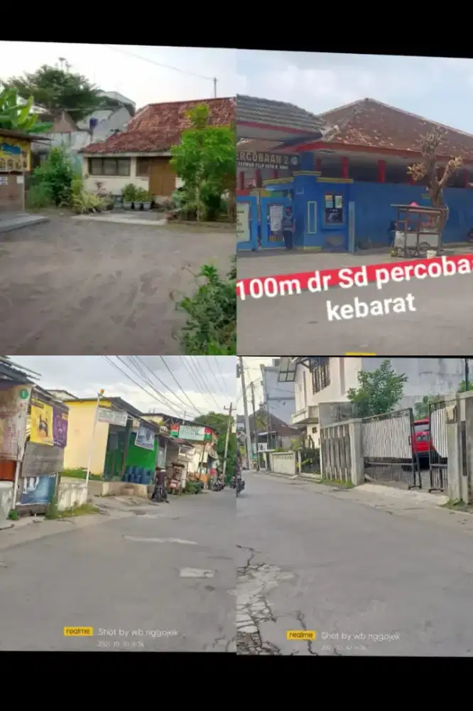 Tanah 800 m2 barat UGM jarak -+ 200 meter dari UGM