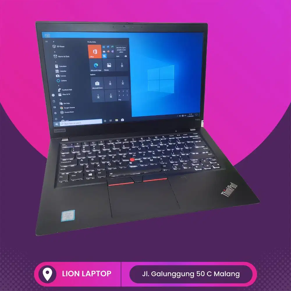 RAM 16GB SSD 512GB Core i5 Slim Lenovo Thinkpad T490s [18|02]