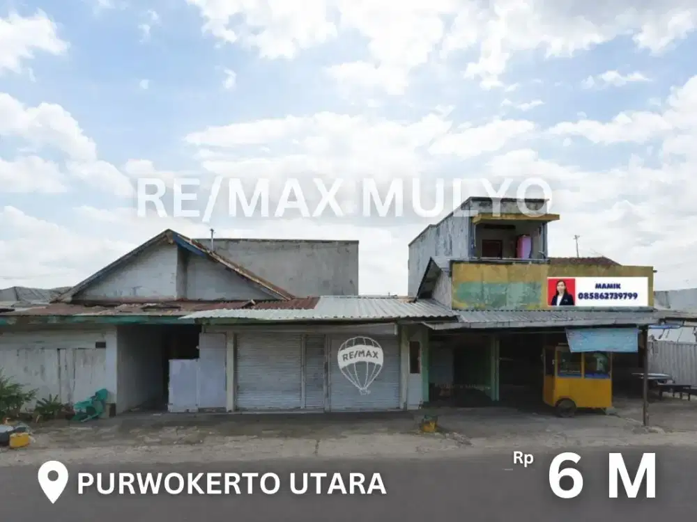 Dijual 6 Kios Strategis Jalan Besar Area Purwokerto Utara