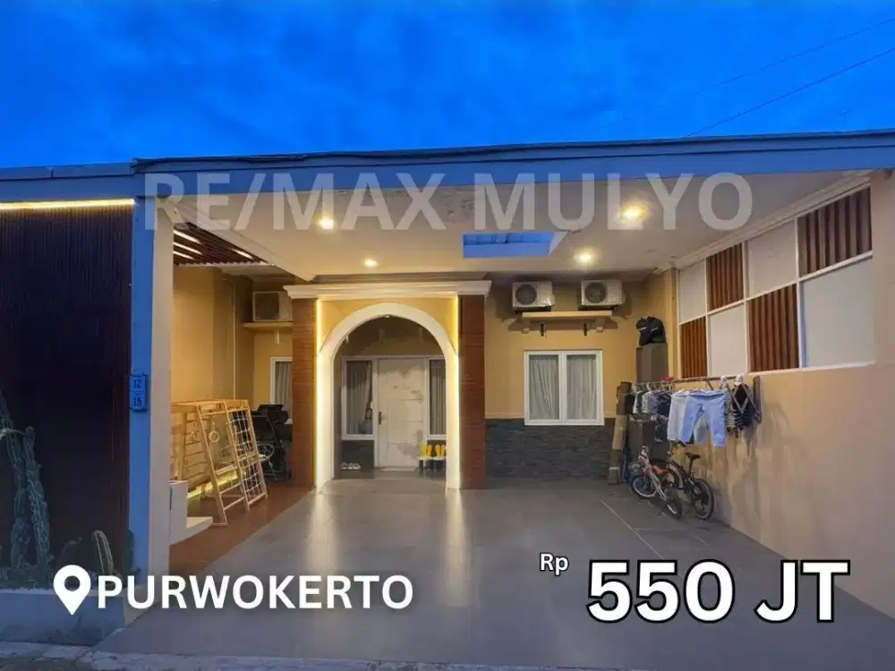 Dijual Rumah Minimalis MOdern Siap Huni Area Purwokerto