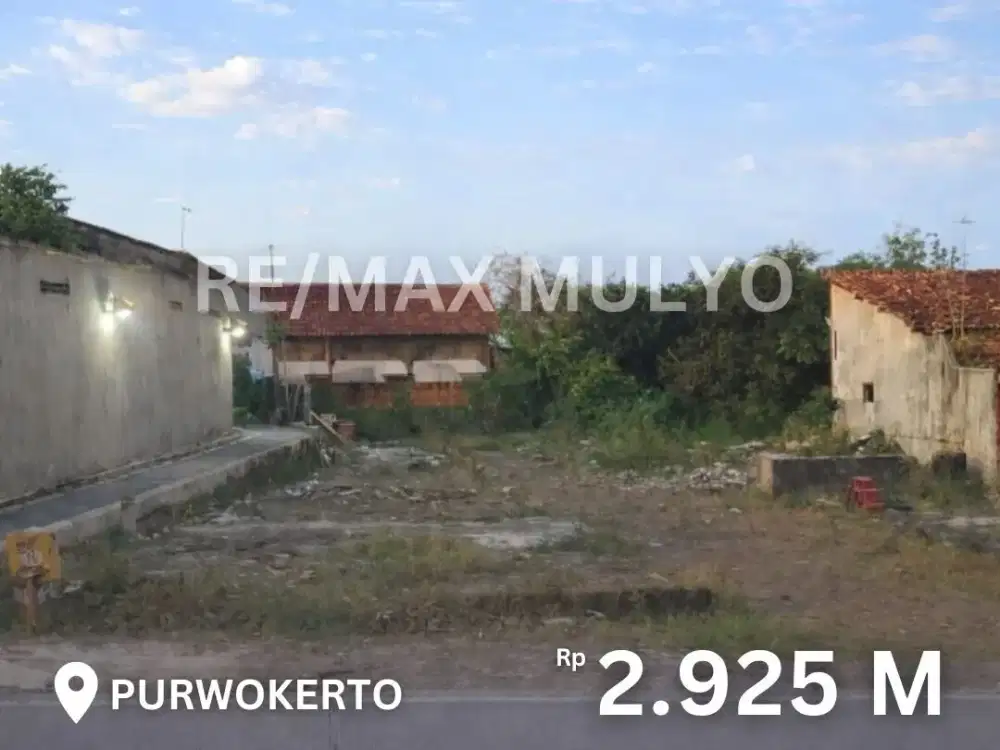 Dijual Tanah Cocok untuk hunian atau usaha Area Purwokerto