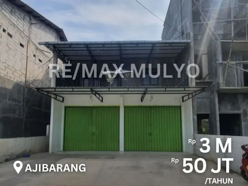 Dijual dan Disewakan Rumah + Toko 2 Lantai Parkiran Luas Area Ajibarang