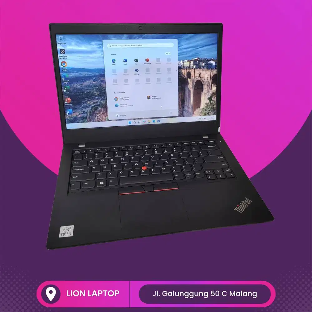 i5 Gen 10 Murah RAM 8GB SSD 256GB Lenovo Thinkpad L14 [18|02]