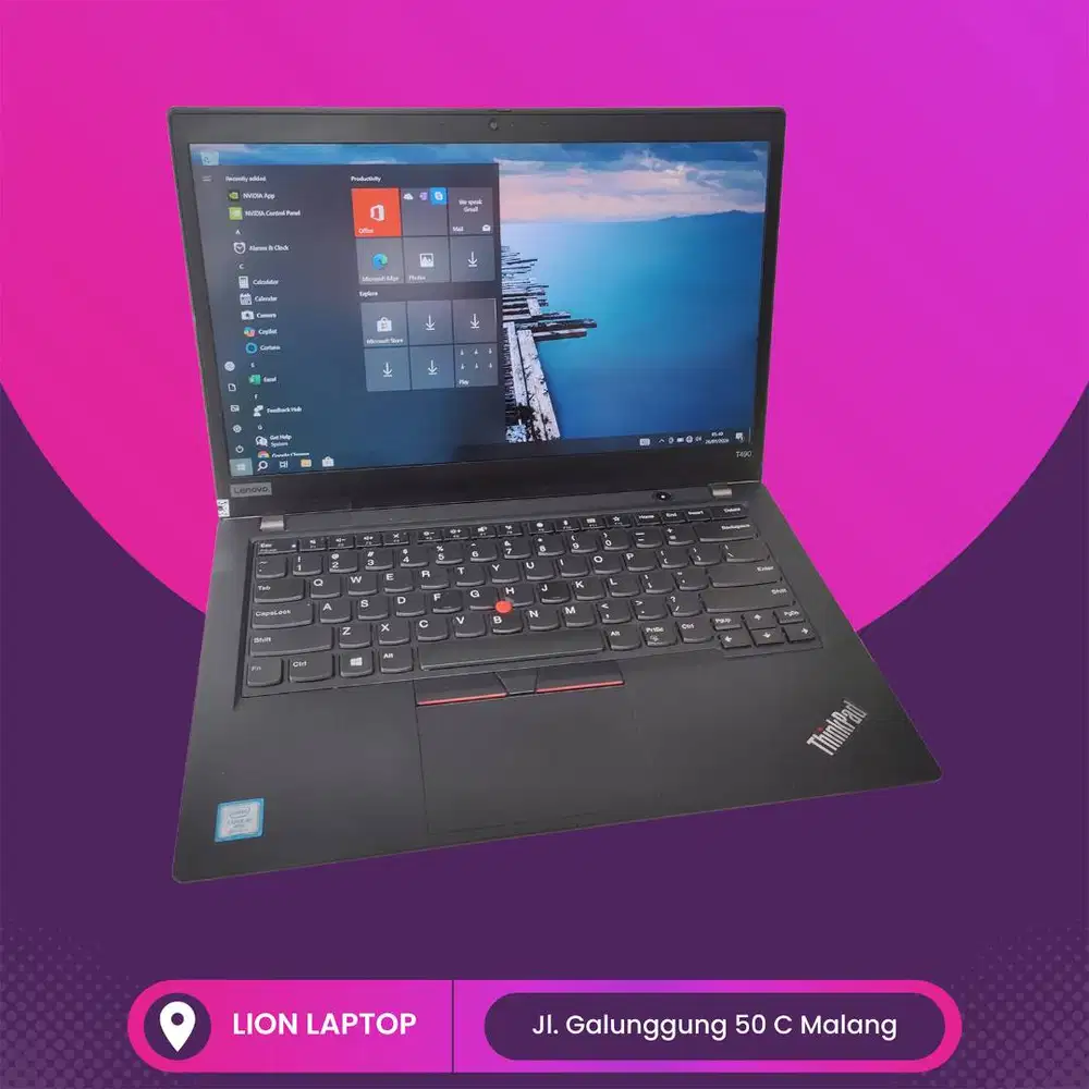 Double VGA NVIDIA Core i5 8/256 Slim Lenovo Thinkpad T490 [18|02]