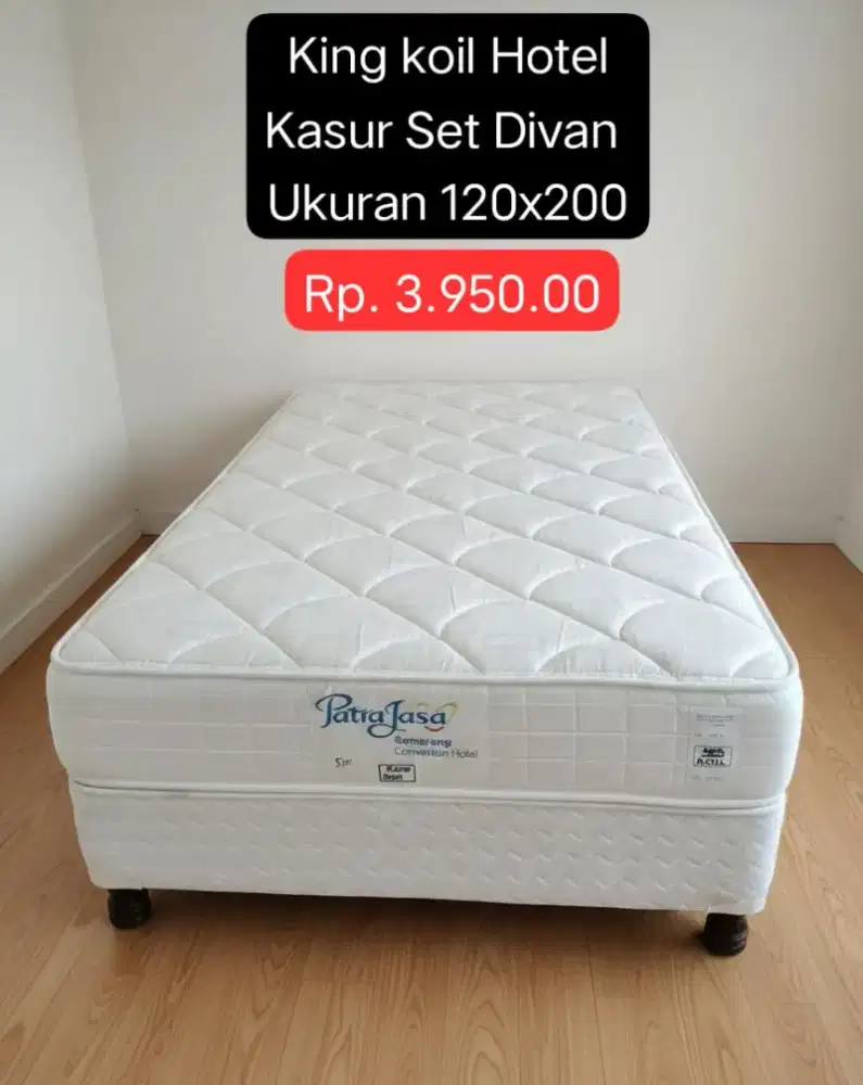 Kasur KING KOIL set DIVAN Size 120
