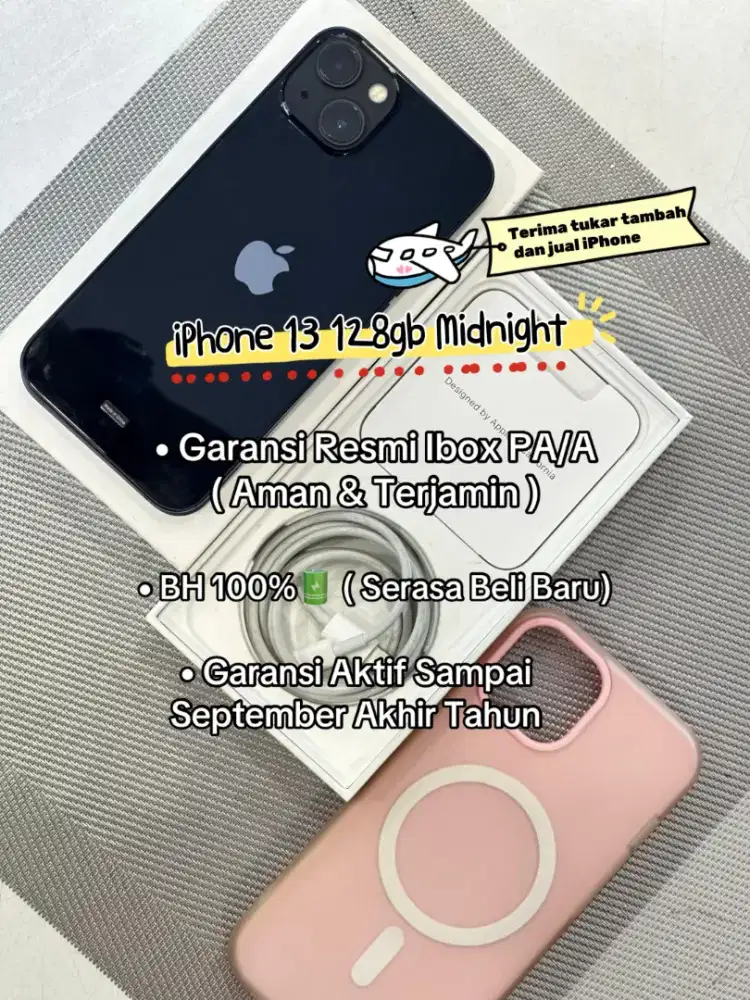 iPhone 13 Baru 2bulanan Dipakai