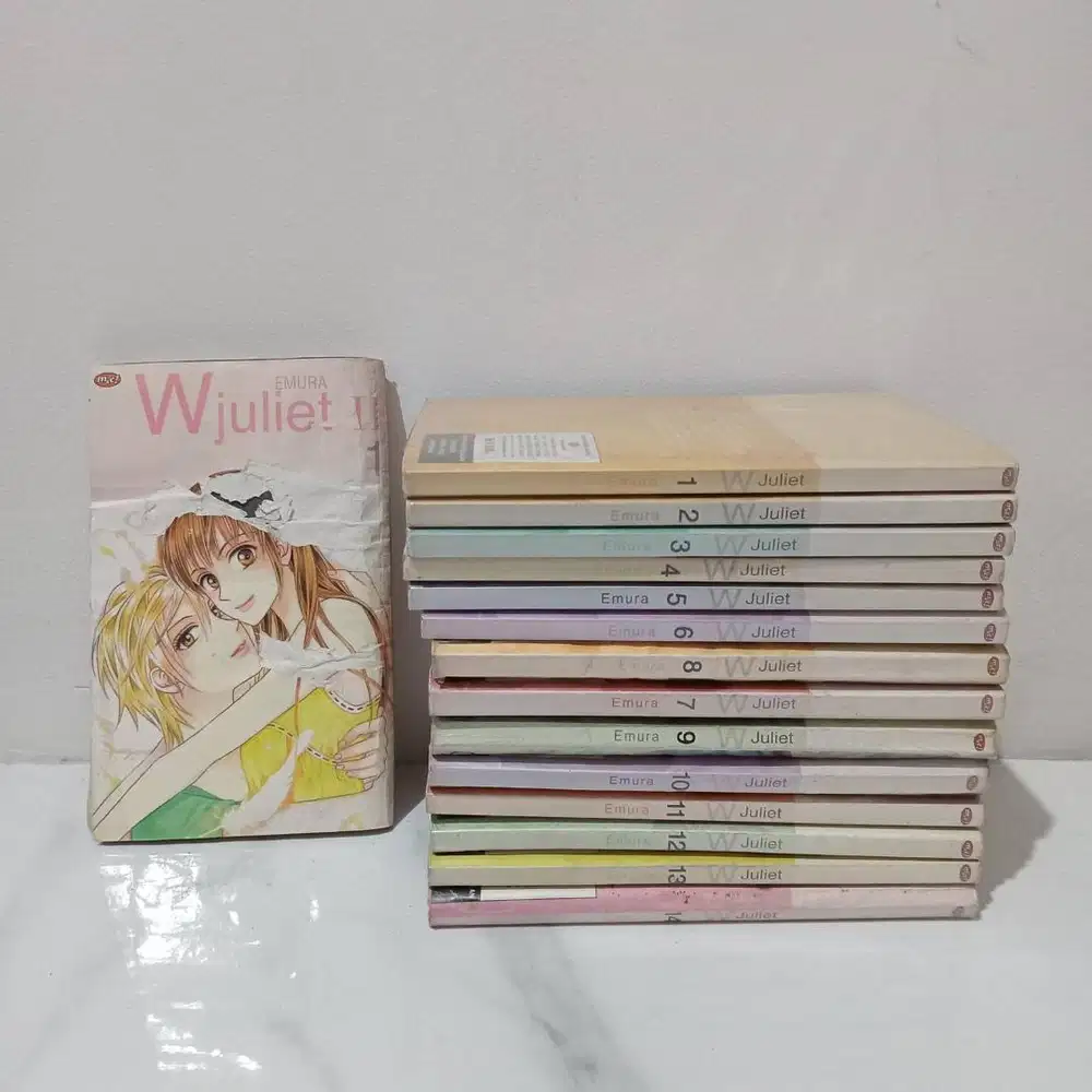 Preloved Buku Komik M&C W Juliet Emura Vol 1-14 End Bekas Kolpri