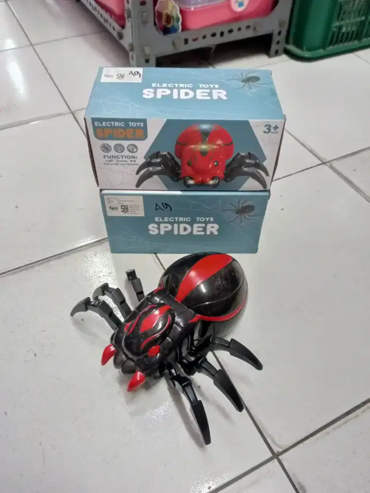Mainan Anak Spider laba-laba baterai