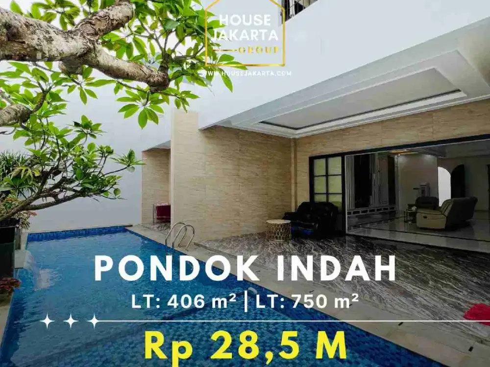 Rumah Pondok Indah Jakarta Selatan - Brand New Siap huni