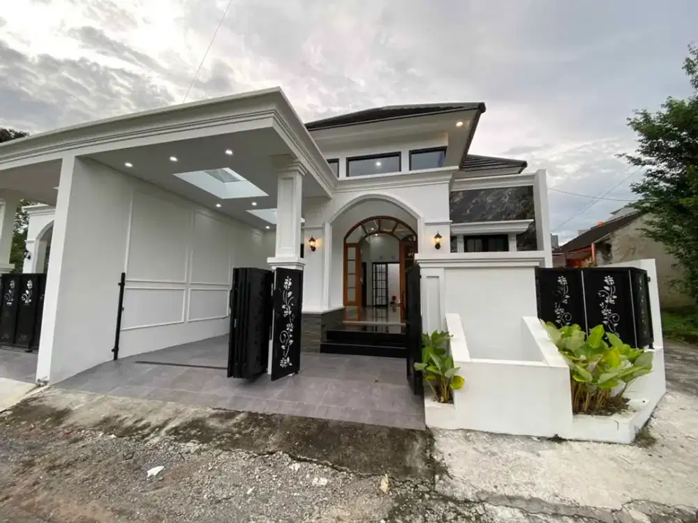 Rumah 1Lt Desain Mewah Di Ngaglik Sleman, 8 Menit ke Kampus UII