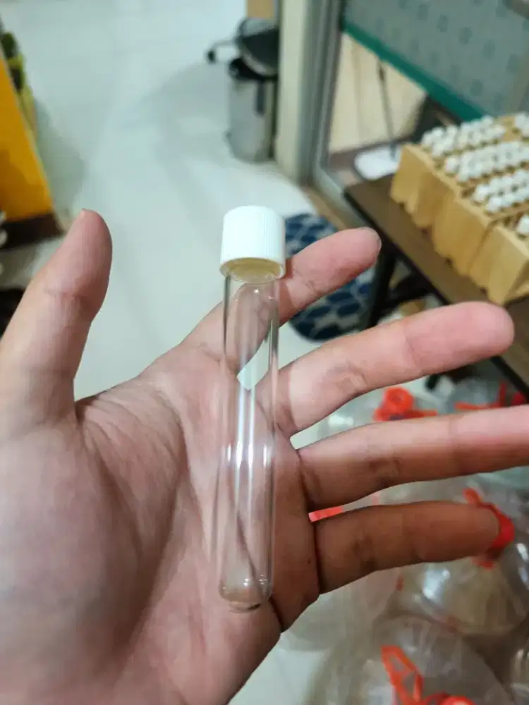 Tabung reaksi 10ml beserta rak nya