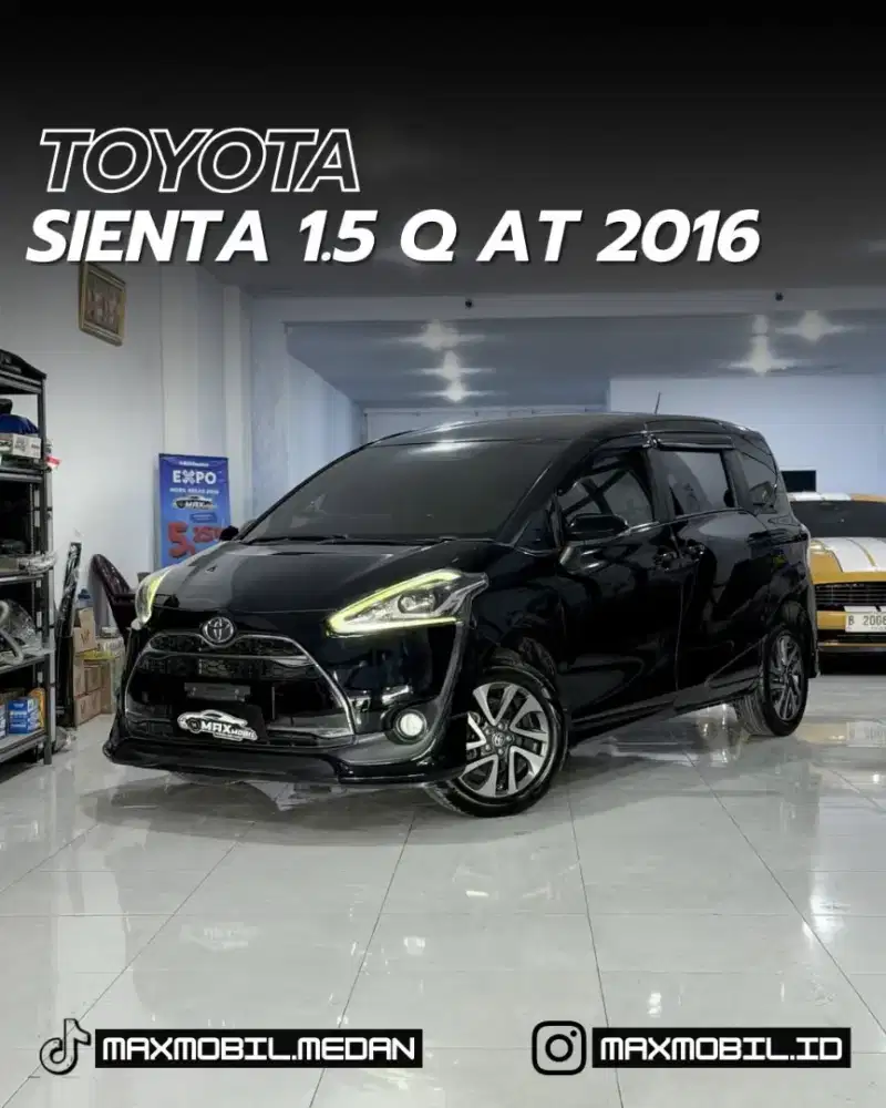 [ODO 60RB‼️] TOYOTA SIENTA 1.5 Q CVT 2016 pemakaian 2017