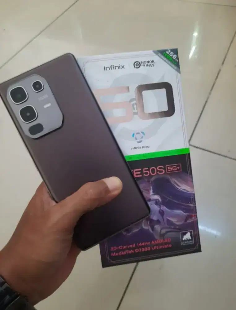 Infinix Note 50S 5G+ Titanium Grey NFC RAM 8+8/256GB Mulus No Minus