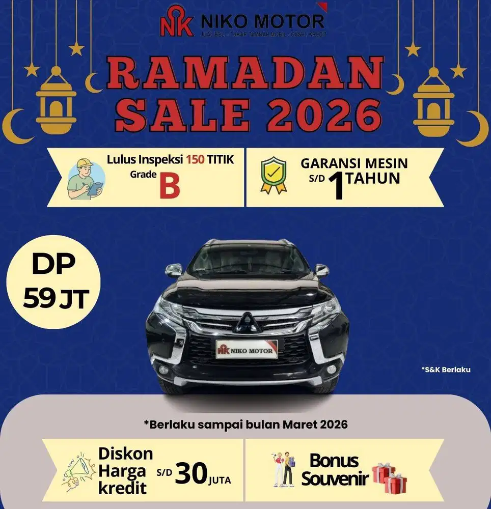 ANTIK KM80RB++ PAJERO DAKAR ULTIMATE 2017 AT :2016|2018