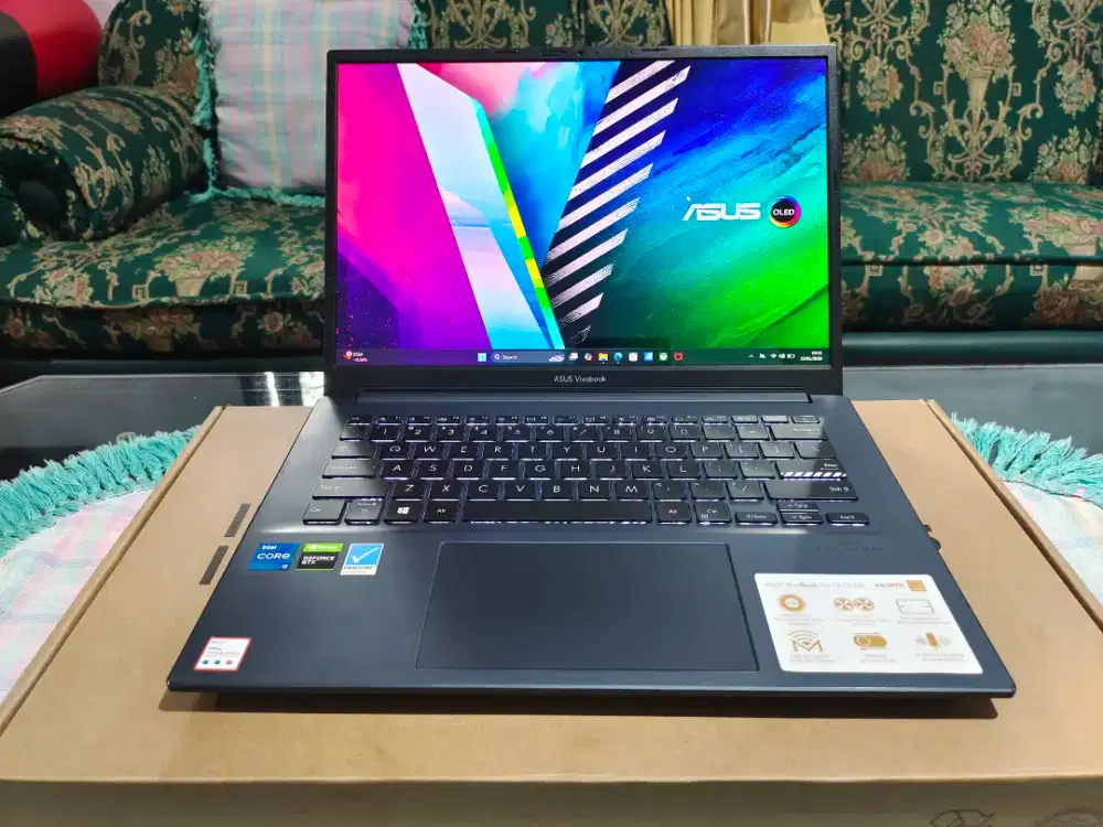 Laptop asus vivo book pro 14 OLED k3400ph i5 gen 11 h 8/512 GTX 1650