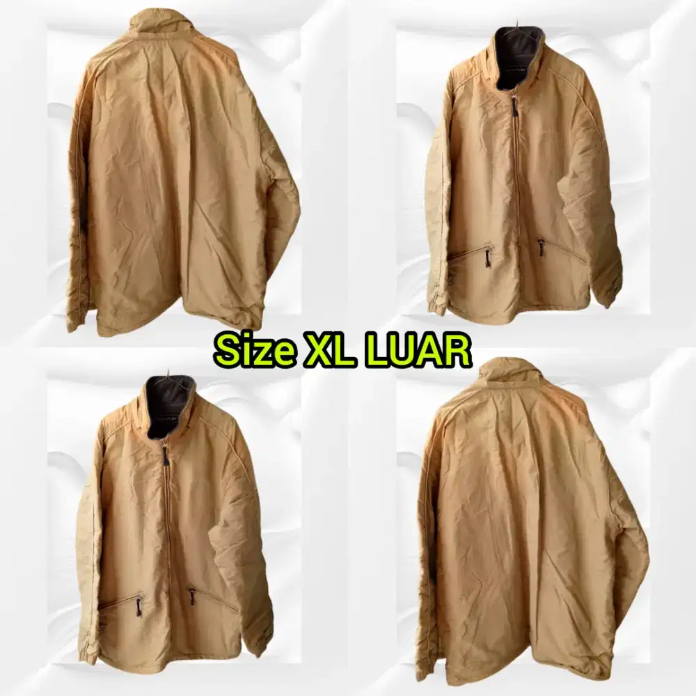 PAHAMI DESKRIPSI: Hanya 60 ribu Jaket Gunung size XL luar