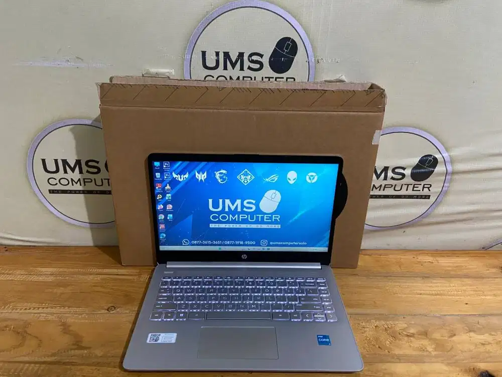 HP 14S DQ5567TU CORE I3 1215U Ram 8GB SSD 512GB FHD