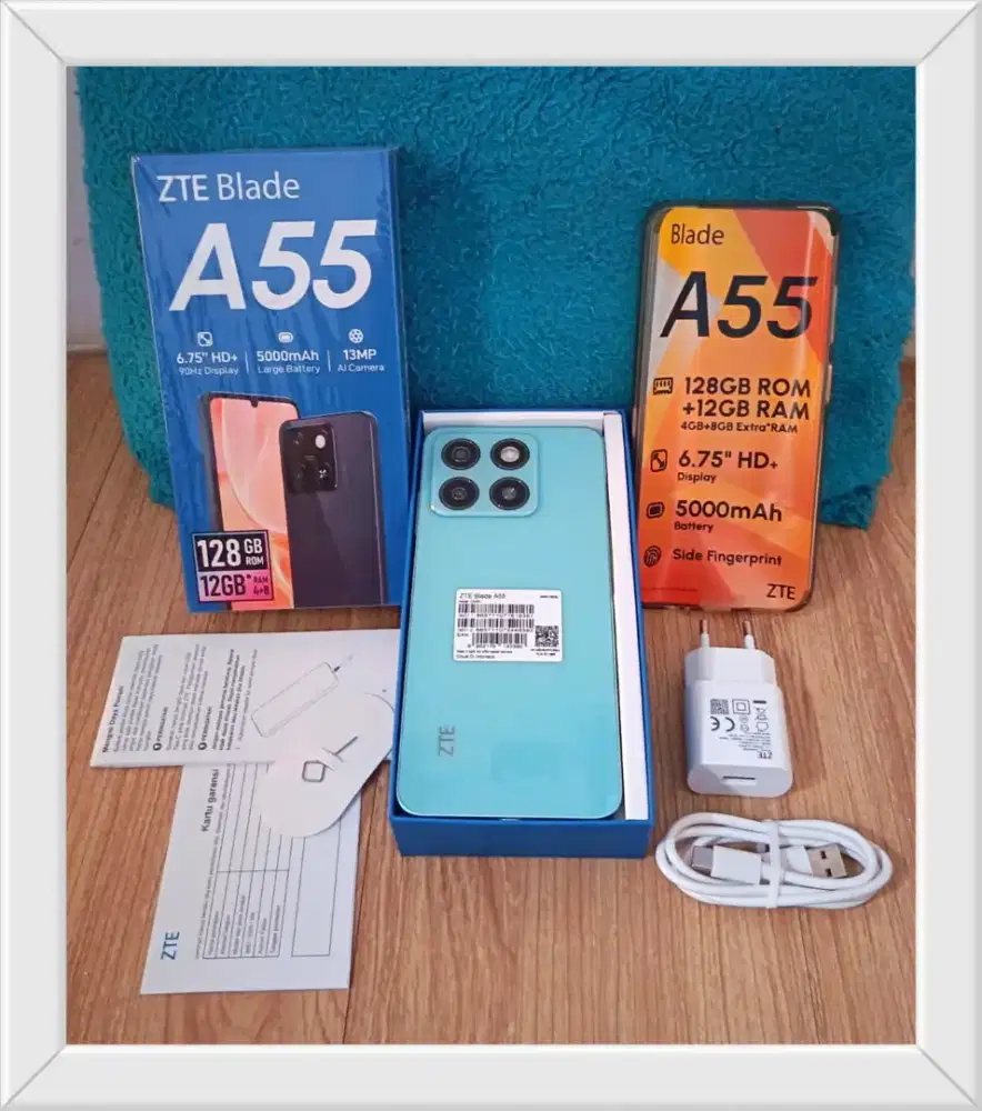 Hp zte A55 kondisi lengkap