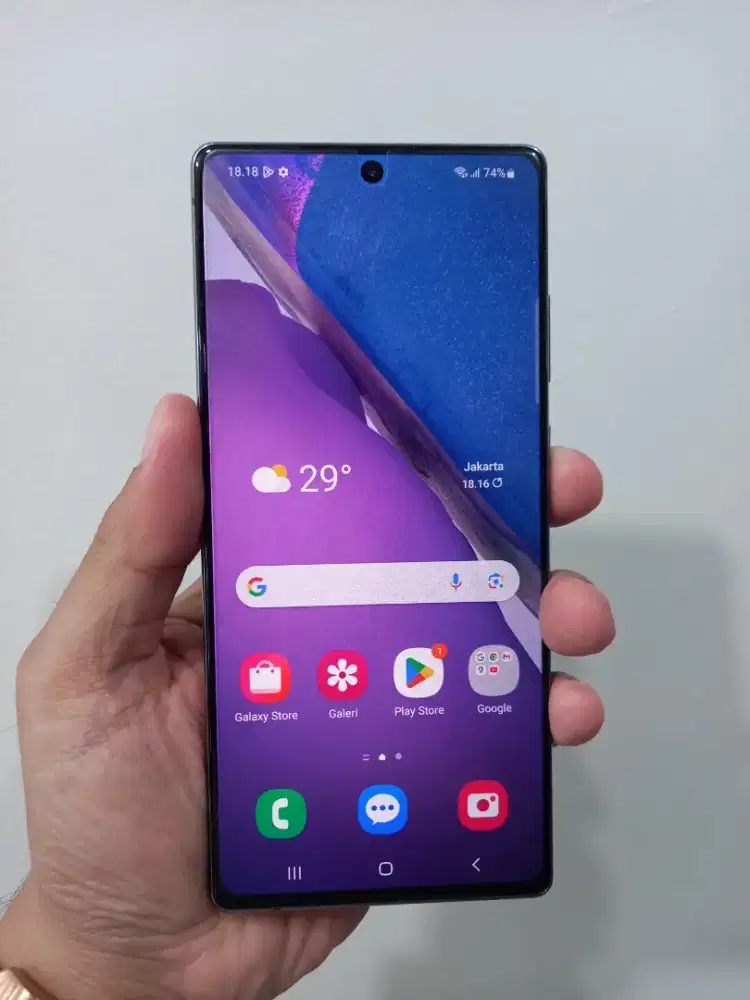 Samsung Galaxy Note 20 Ram 8/256Gb Ex sein Fullset normal