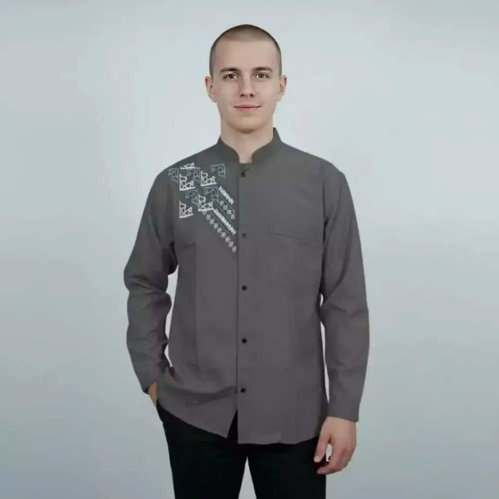 BAJU KOKO MOTIF PANJANG LEBARAN