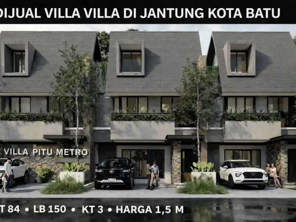Villa Premium Dekat Tempat Wisata Kota Batu