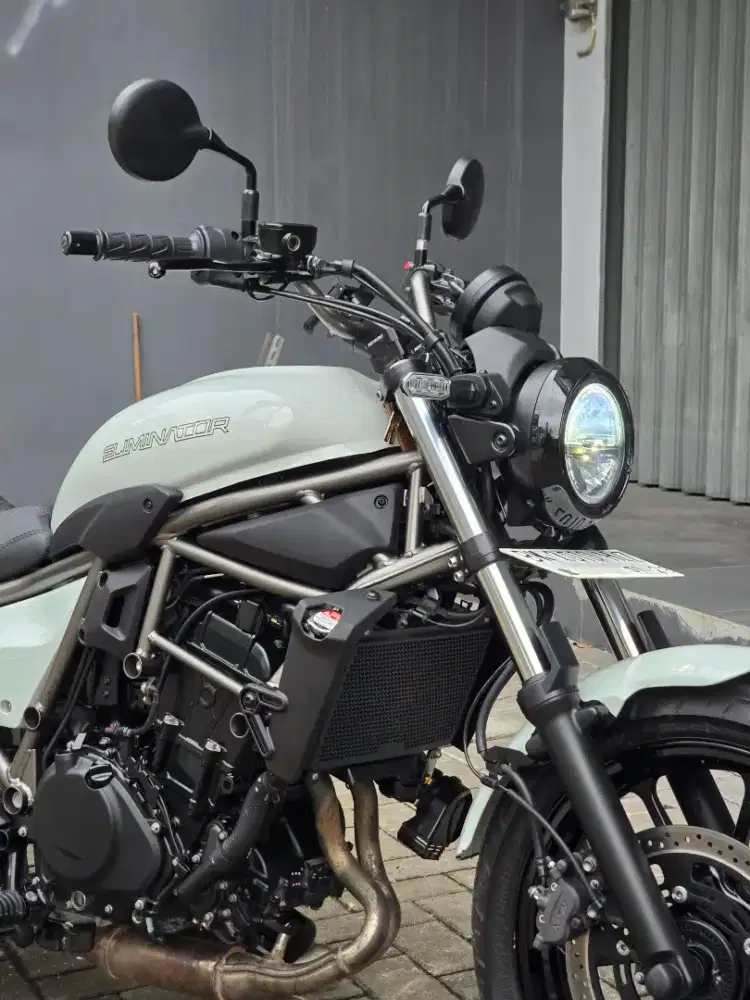 Moge Cruiser Kawasaki Eliminator 450 th 2024 Pmk Like New Modif Turing