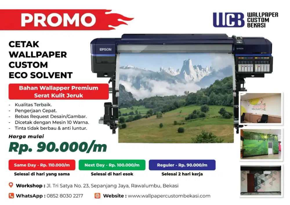 Saya jual wallpaper custom premium