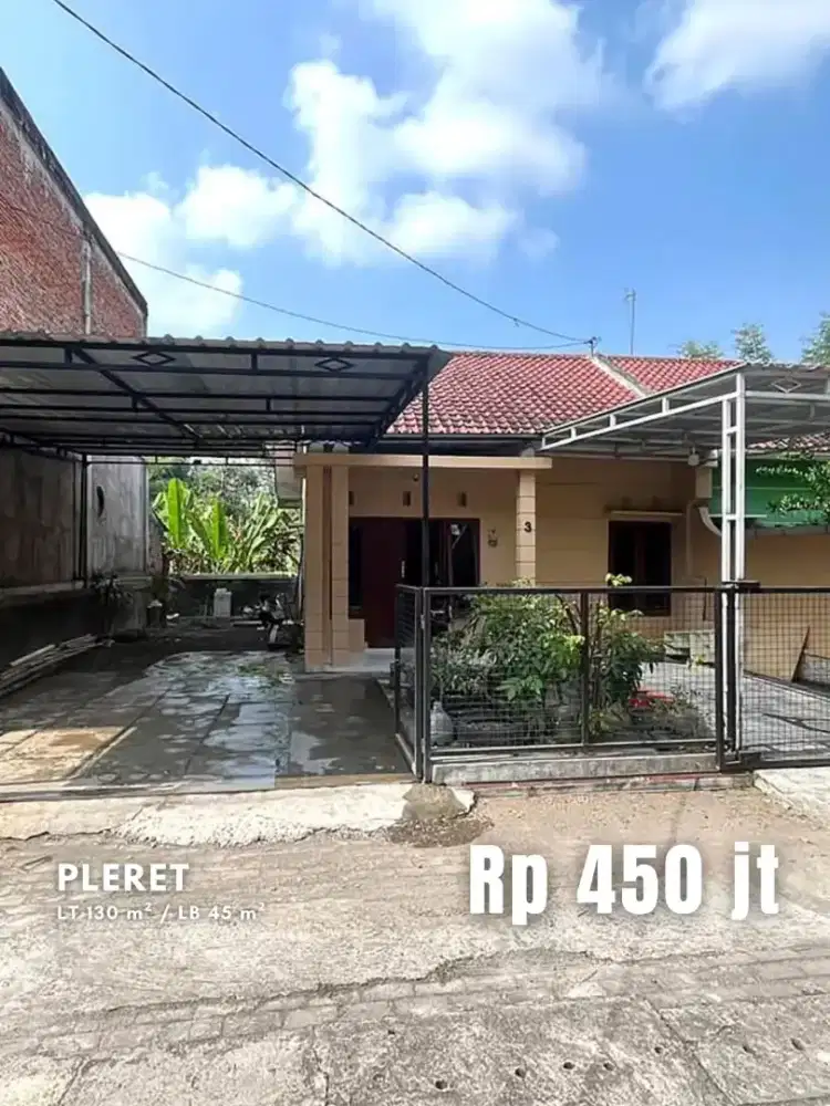 Dijual Rumah Halaman Luas di Pleret Bantul