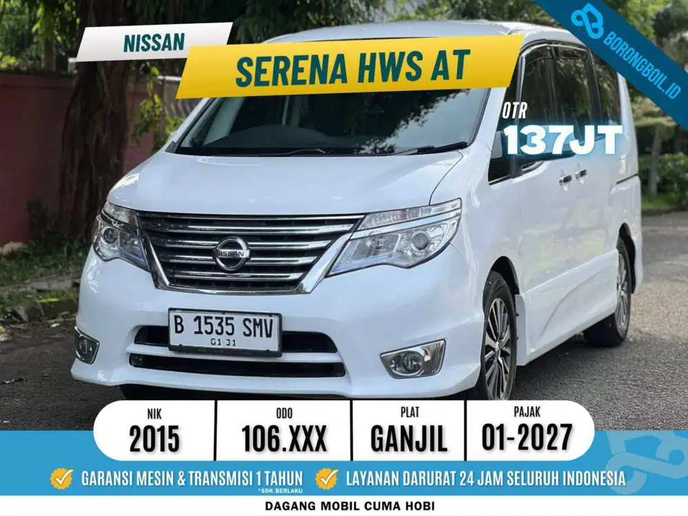 Termurah Nissan Serena Hws AT 2015 putih 2016 voxy